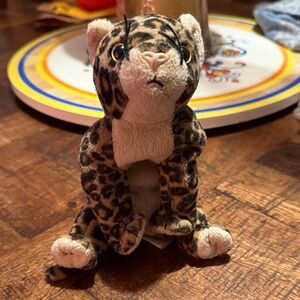 Beanie Baby Sneaky Vintage 2000 Leopard Plush Toy
